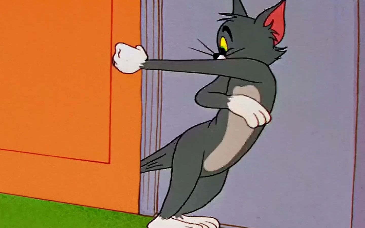 "眼睛瞪得像铜铃耳朵竖得像电线"#猫和老鼠 #童年经典动画片 (2) (1)