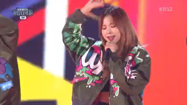 [图]【4K修复】EXID - Hot Pink Ah Yeah Up Down KBS Gayo Daejun。