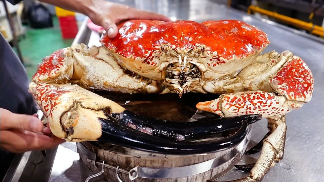 巨型塔斯马尼亚帝王蟹 越南美食