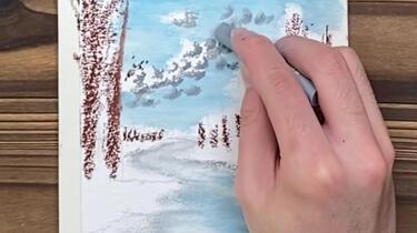 春雪 油彩画 鲁本斯48色油彩油画棒丨适合进阶的小伙伴| 社区美国生活精选
