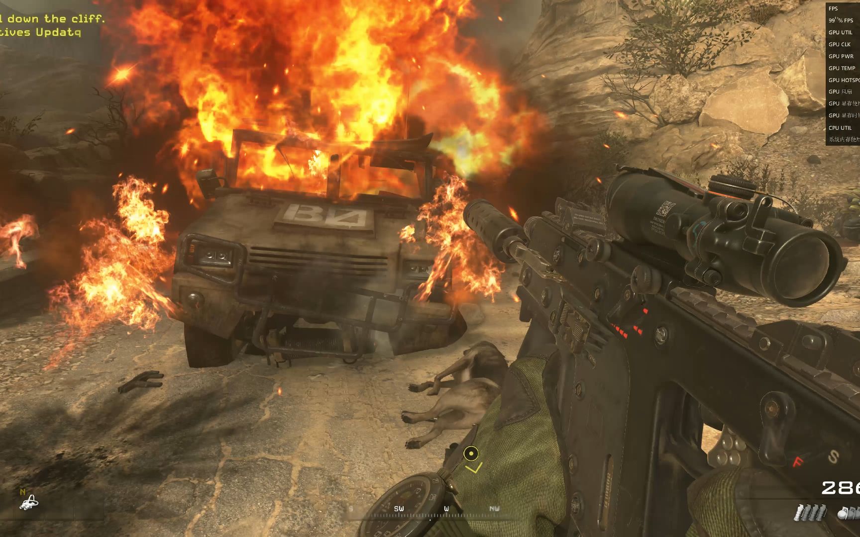 intel core i9-13900ks   rx 6800 xt 花嫁 (降频降功率) 使命召唤6