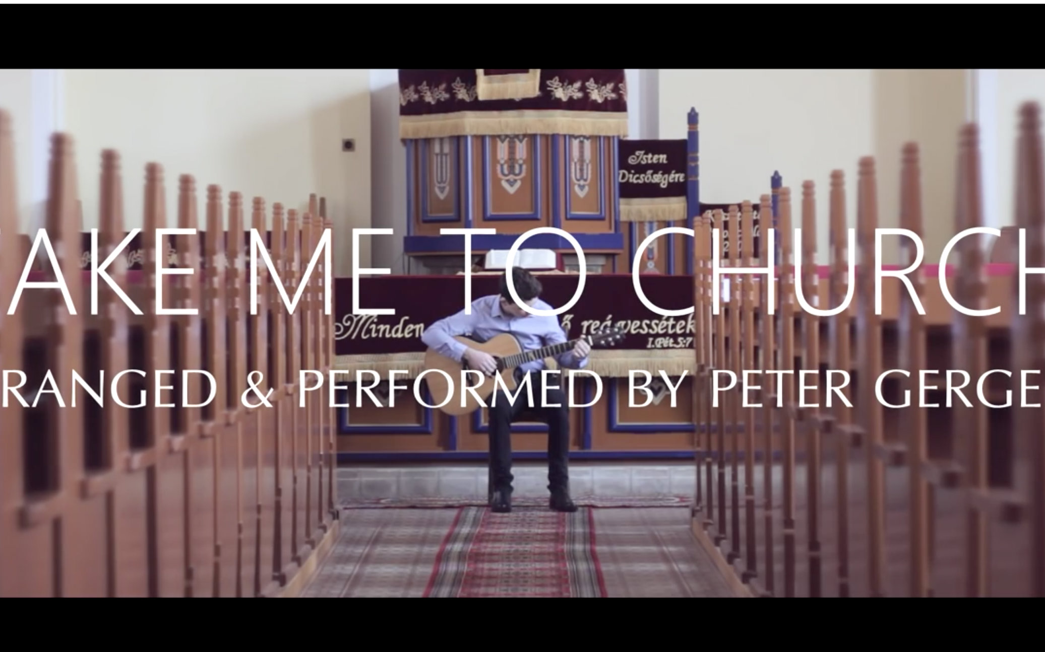 [图]Take Me To Church - Hozier 指弹吉他 by Peter Gergely 带吉他谱