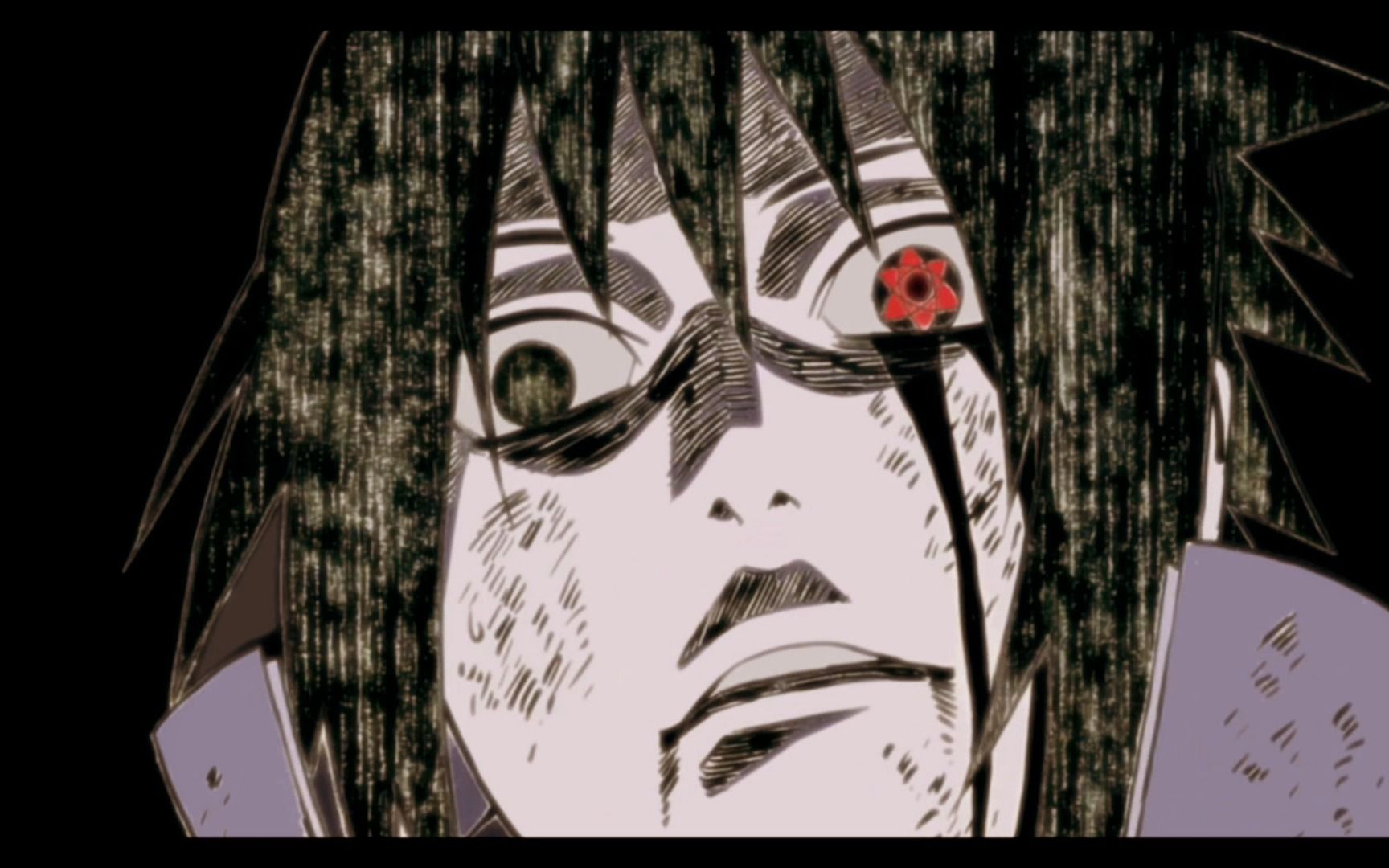  去掉所有对话>火影忍者-佐助vs团藏 火影忍者名场面 苦无捅须佐