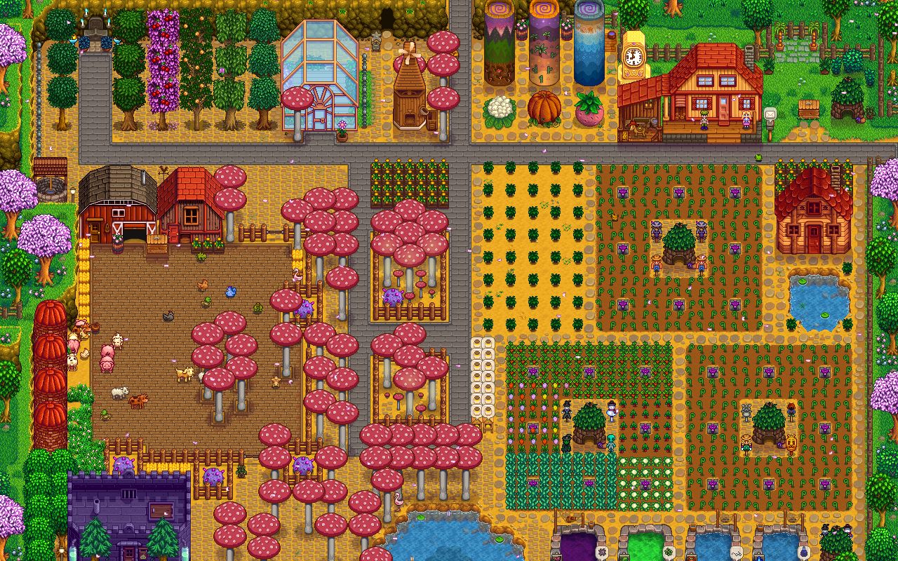 星露谷物语农场小翻新以后就是休闲的农场主了