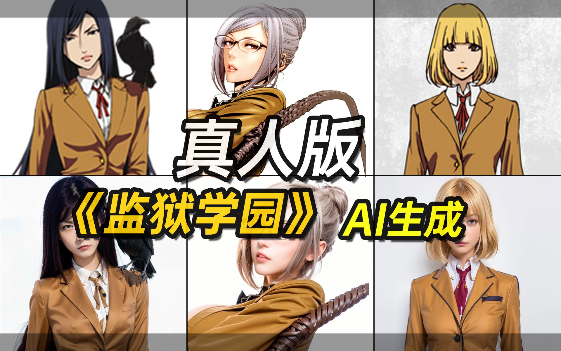 [图]《监狱学园》真人版【AI生成】【Prison School real person Made by AI】【監獄学園（プリズンスクール） AI実写版】