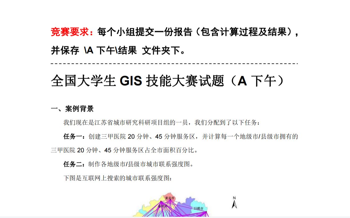 2020第九届全国大学生GIS应用技能大赛下午—GeoScene Pro哔哩哔哩bilibili