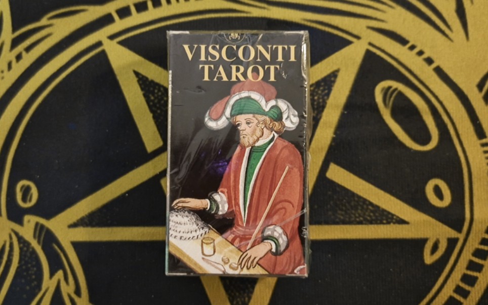 【开箱视频】维斯康提塔罗牌圣甲虫迷你版开箱_哔哩哔哩bilibili