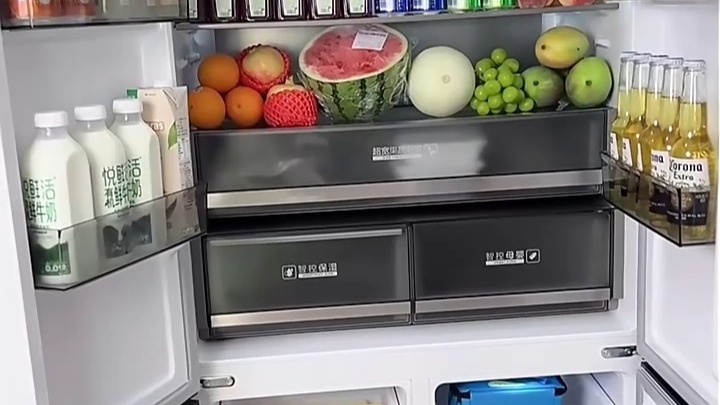 508pro 508升一级能效三变频风冷无霜十字对开门嵌入式冰箱