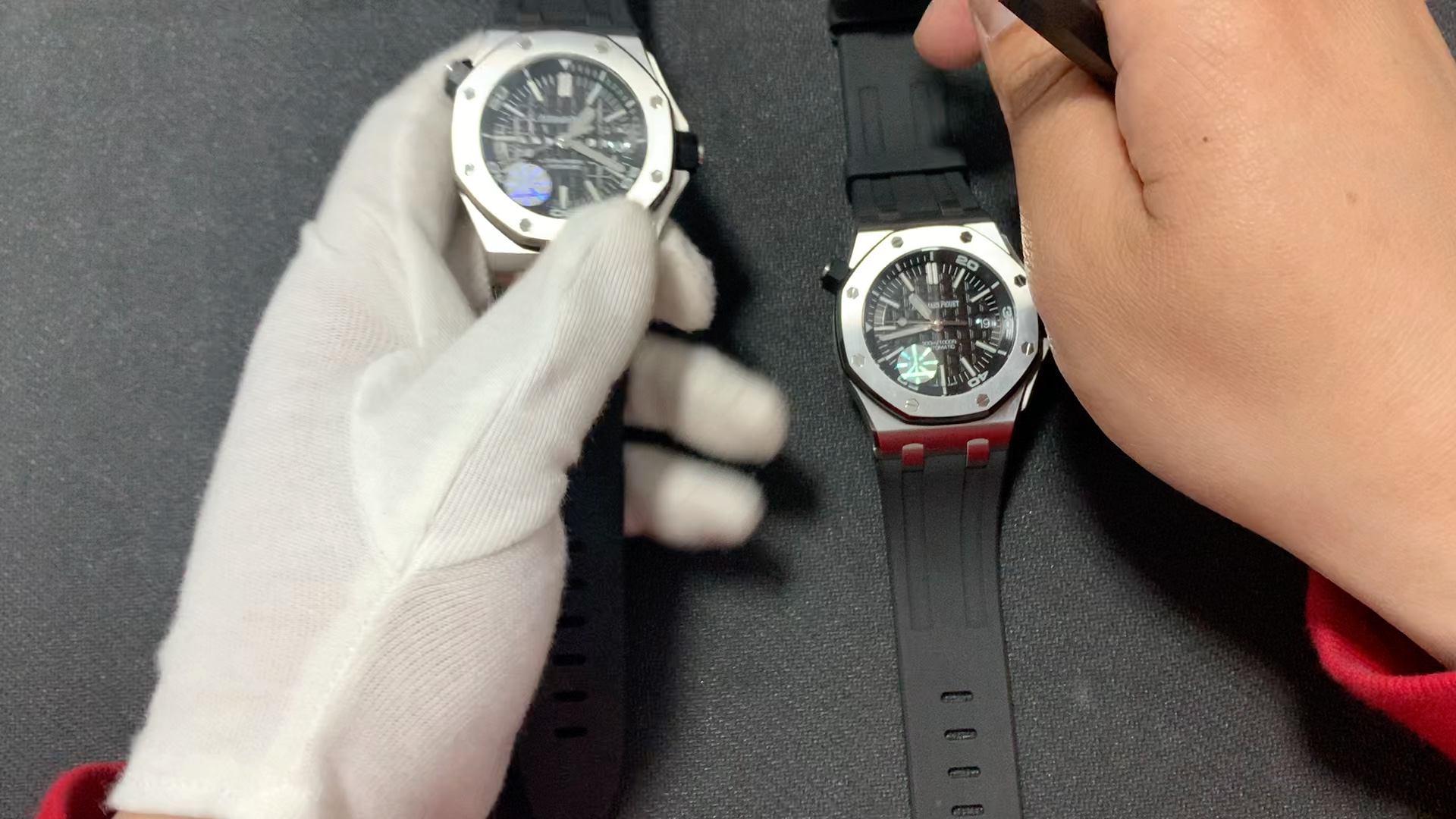 jf爱彼15703对比皇家橡树15710区别介绍