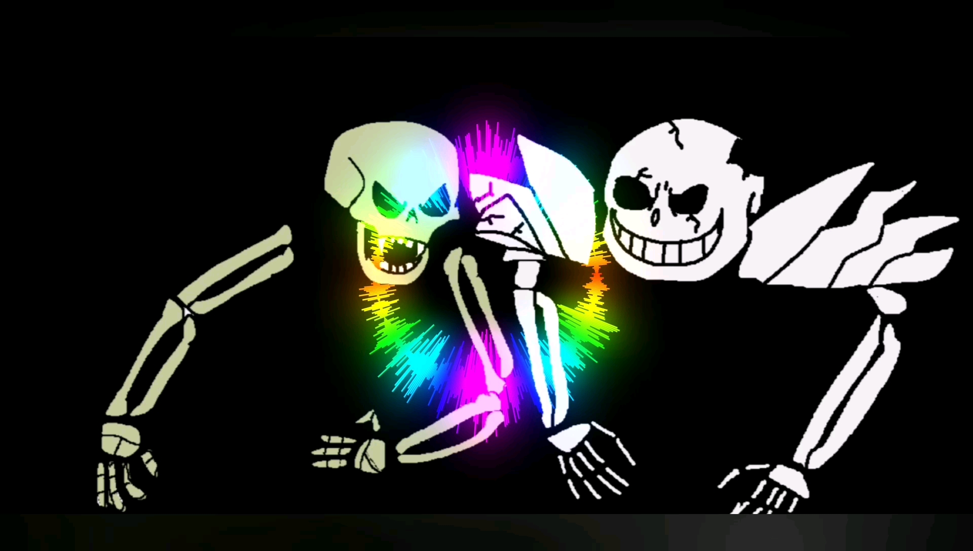 骷髅王 vs 极端sans_哔哩哔哩_bilibili