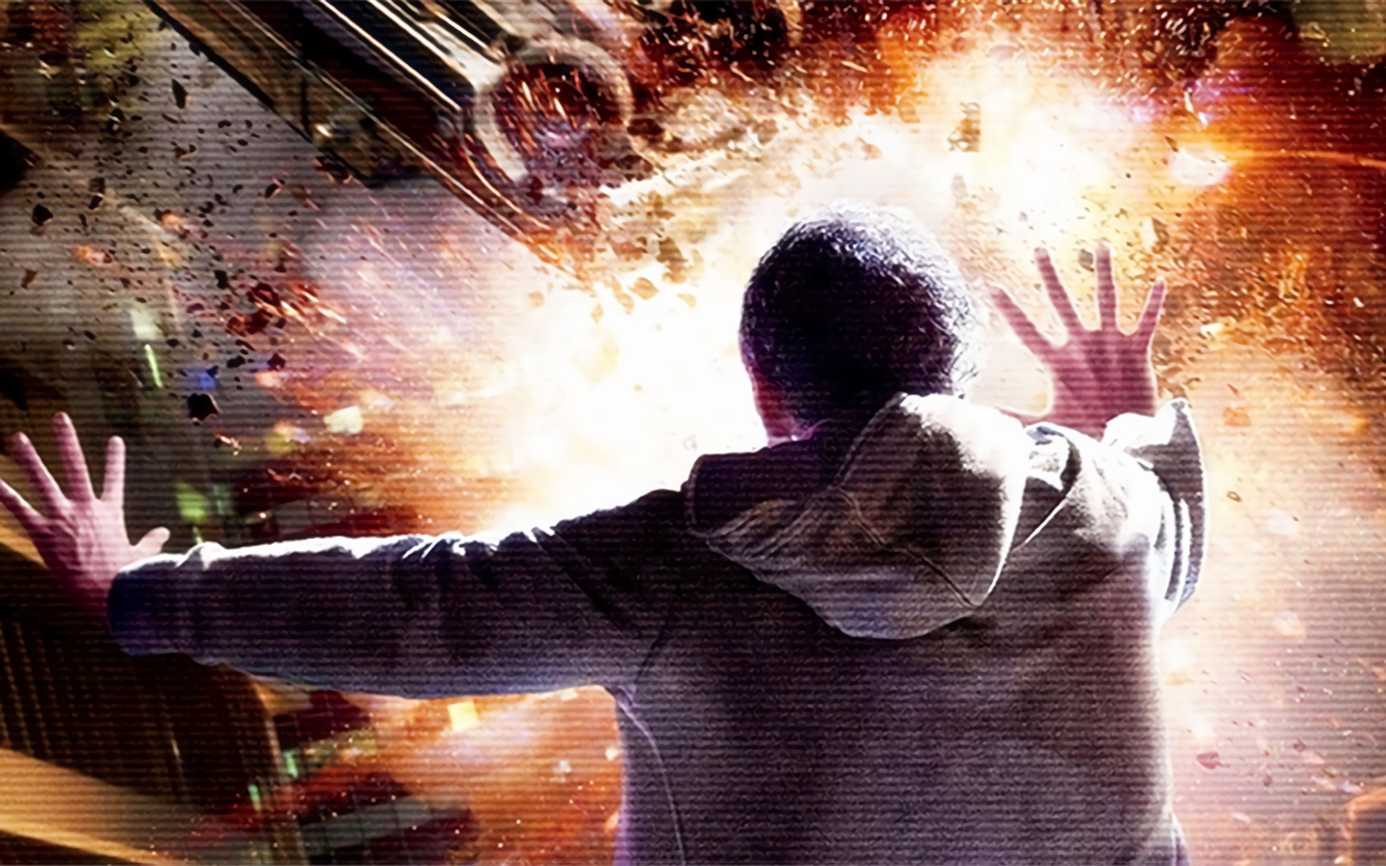 如果你能拥有#超能力你最想要哪种超能力,小伙拥有超人一样的超能力