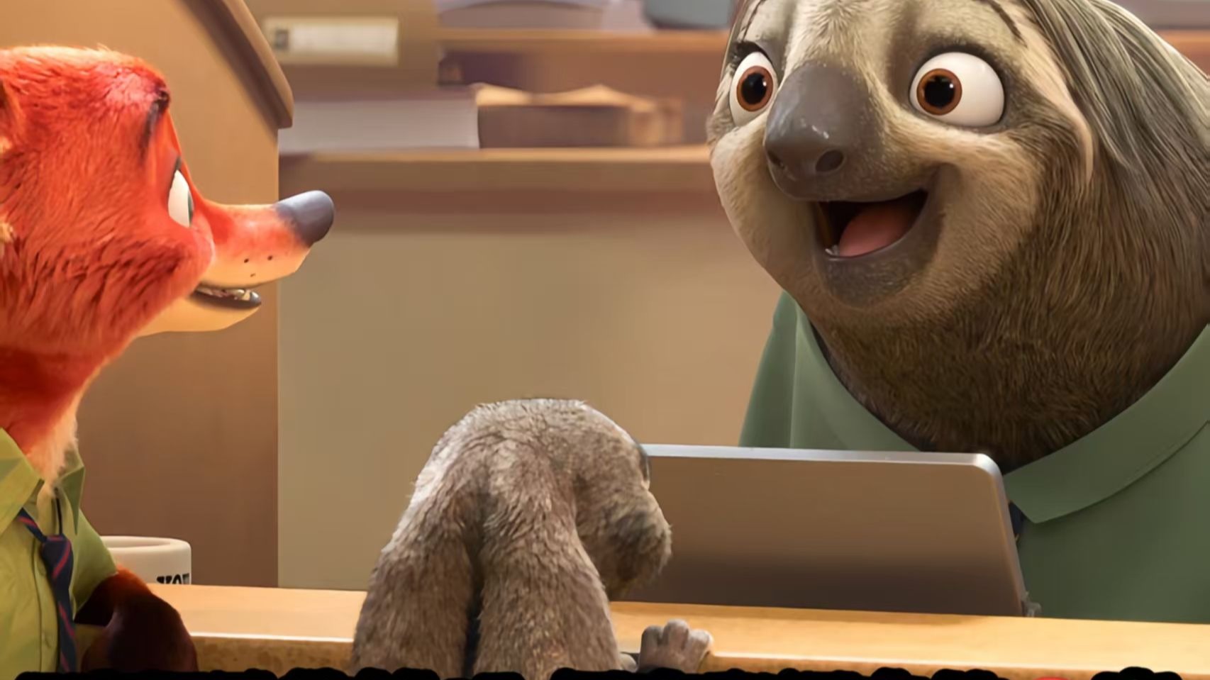 《疯狂动物城2》冷知识!尼克是怎么认识树懒闪电的?