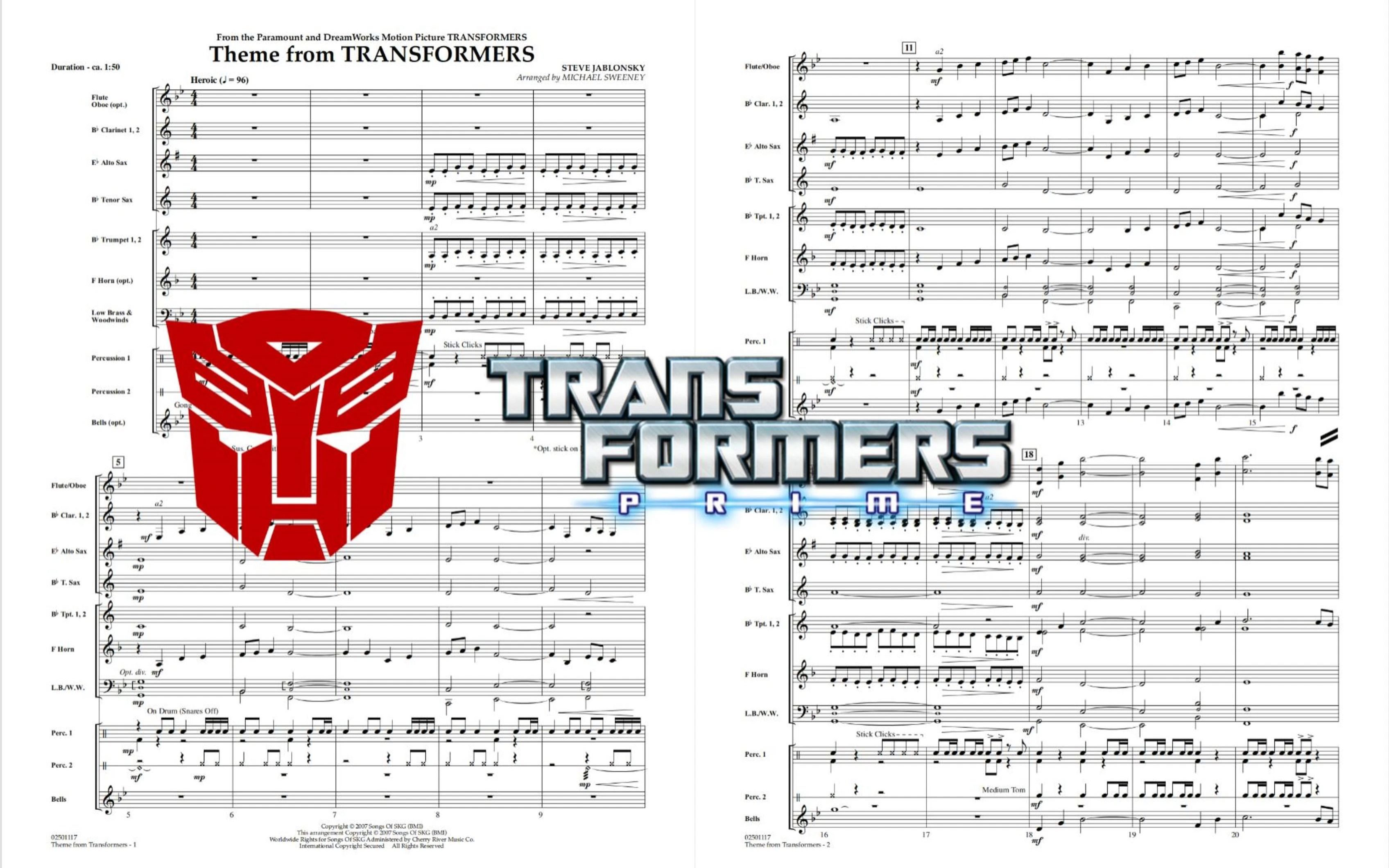 【1.5】theme from transformers 变形金刚 主题曲