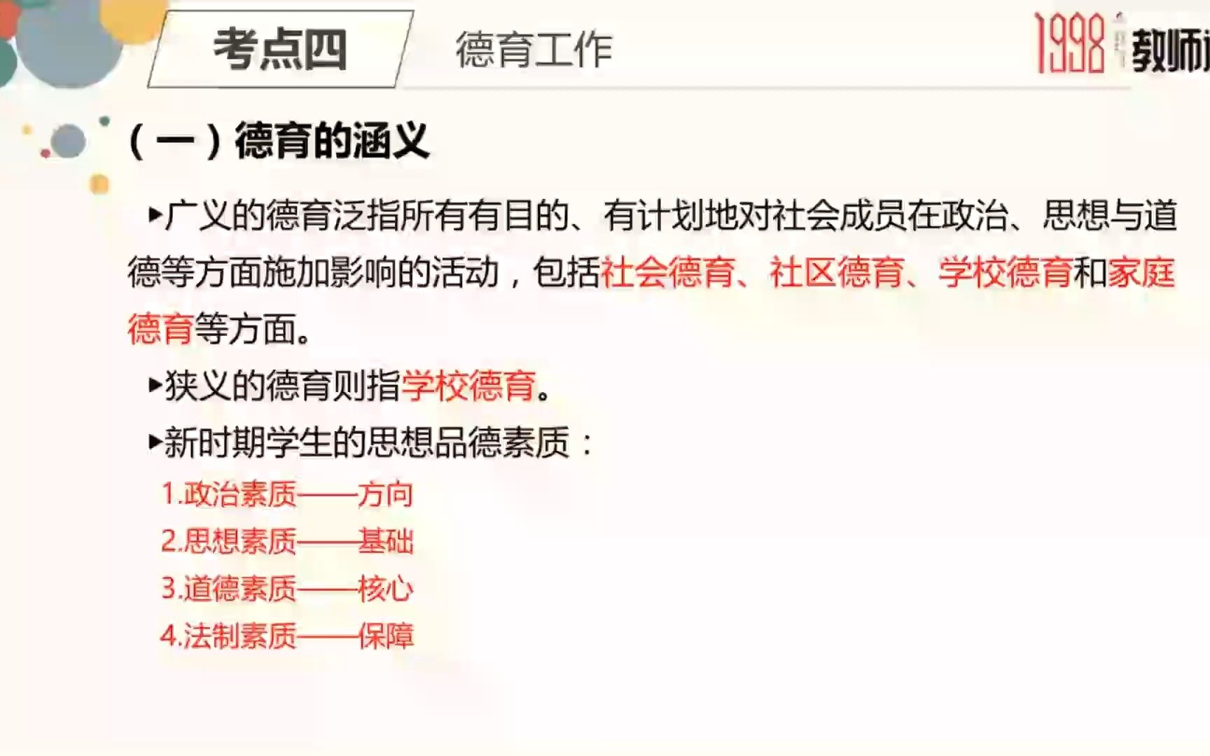 【小学教育】基础第十一讲德育工作哔哩哔哩bilibili