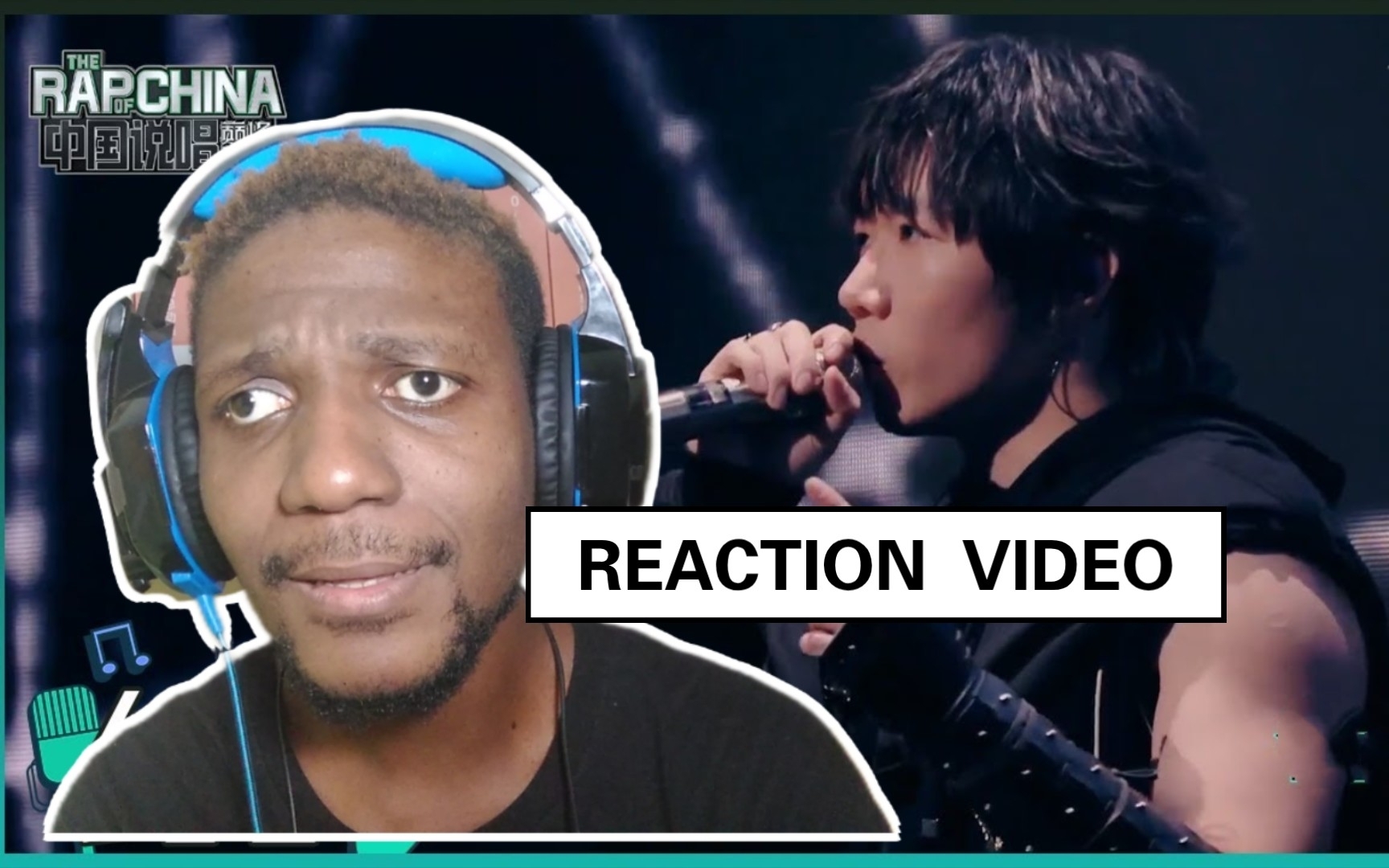 [图]老外react to 刘炫廷《ANTHEM!（赞歌）》 歌词讲述心路历程| THE RAP OF CHINA |