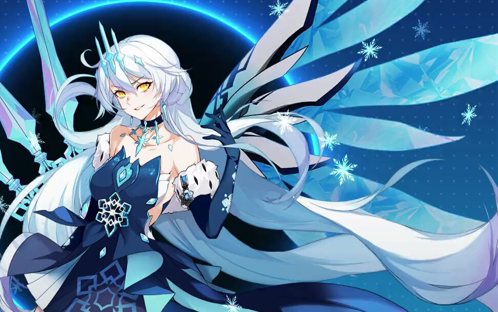 氯化钠新皮肤凛冬女帝,皮肤cg