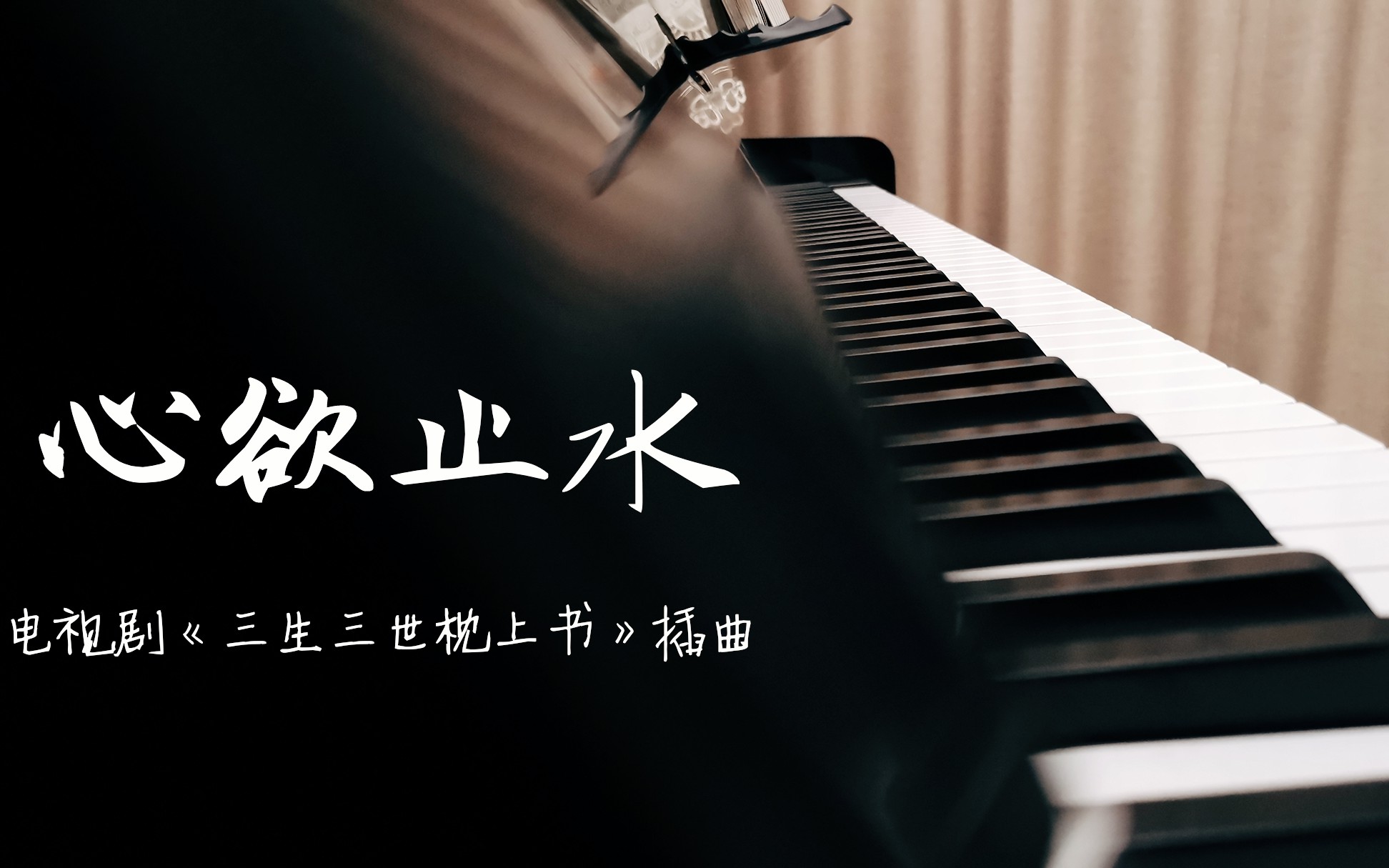 三生三世枕上书张碧晨心欲止水电视剧三生三世枕上书插曲