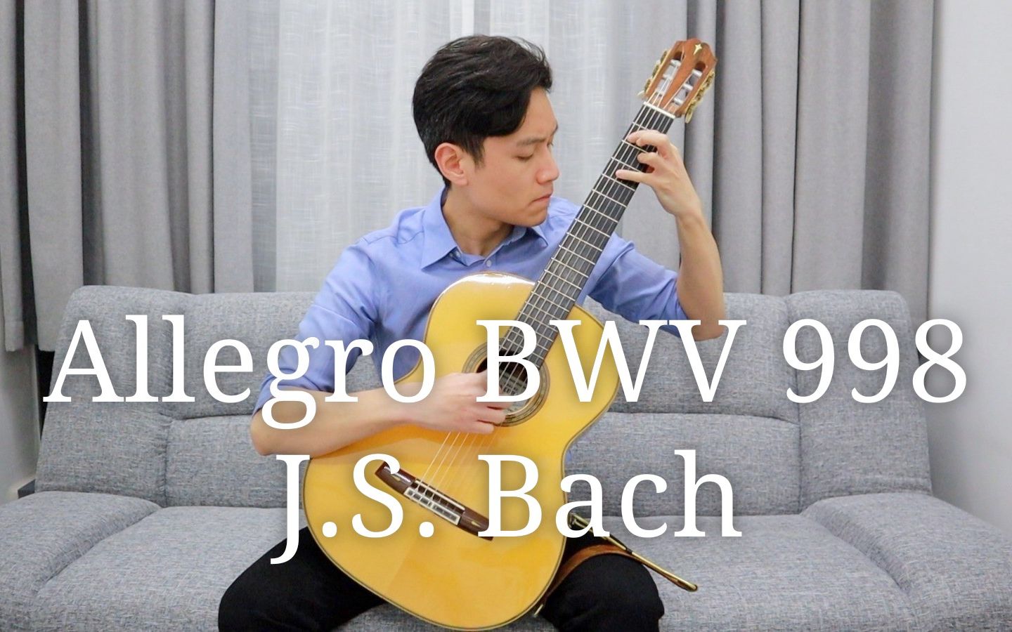 [图]BWV998快板 (Allegro) － 巴赫 (J.S. Bach) ｜【古典吉他】韩皓南