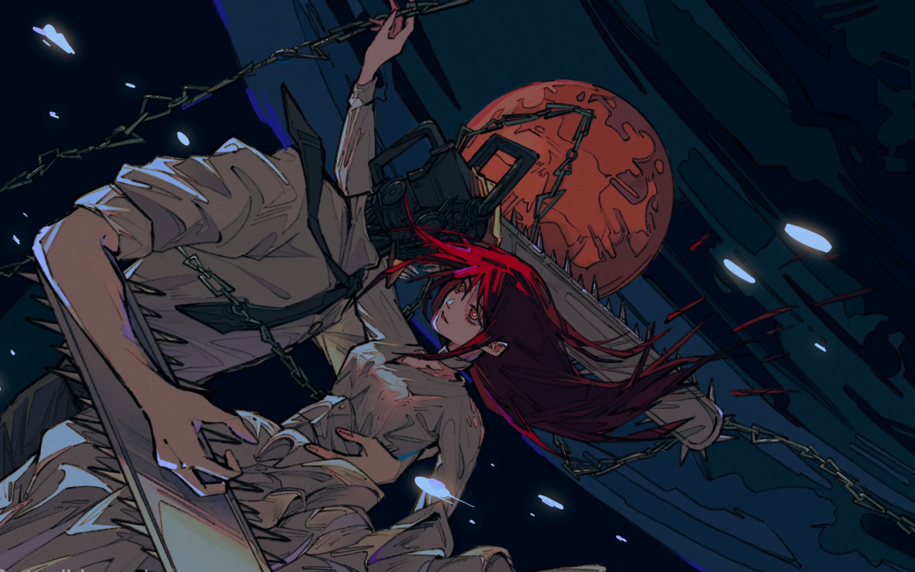 【电锯人原创同人曲/电玛组】dance with the old one(一图流pv背景已