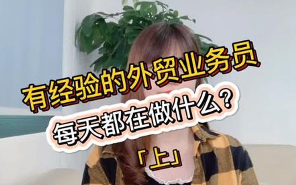 【海外运营工作分享】有经验的外贸业务员每天都在做什么?(上)哔哩哔哩bilibili