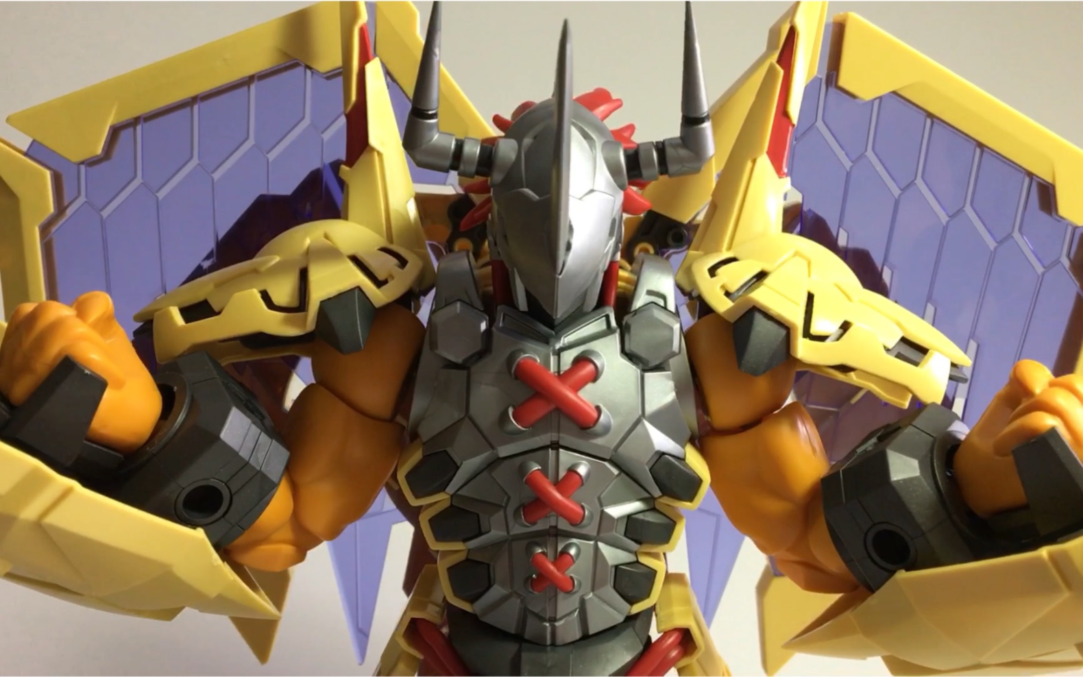 模型赏析】万代拼装模型 figure-rise 数码宝贝 数码暴龙 战斗暴龙兽