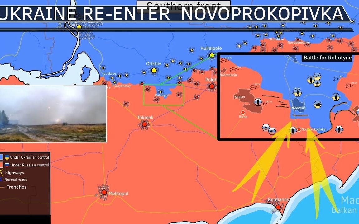 Update on Ukraine Ukraine reenters Novoprokopivka [9 October 2023]哔哩哔哩bilibili