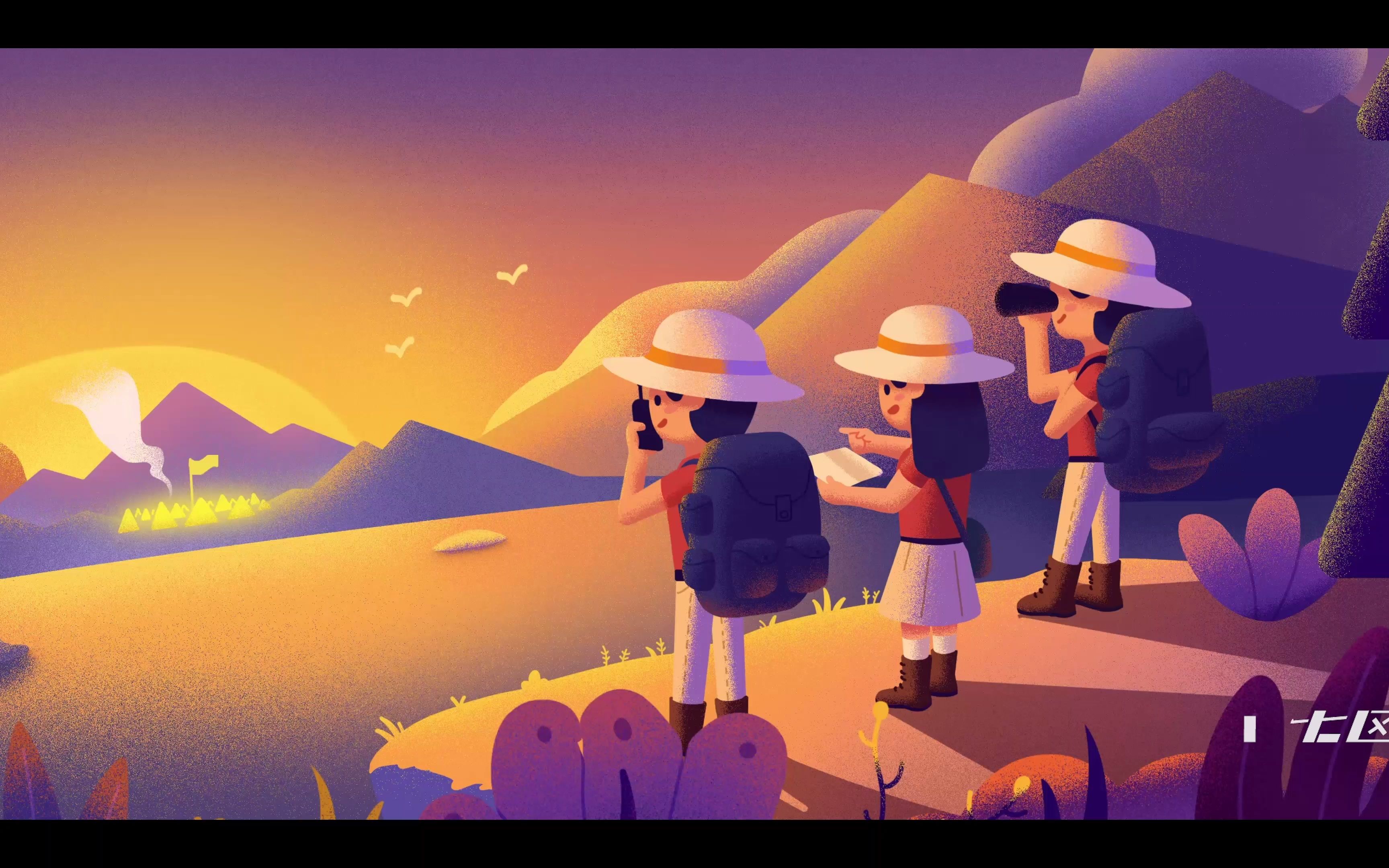 【第七区原创案例】精致插画风格宣传mg动画视频