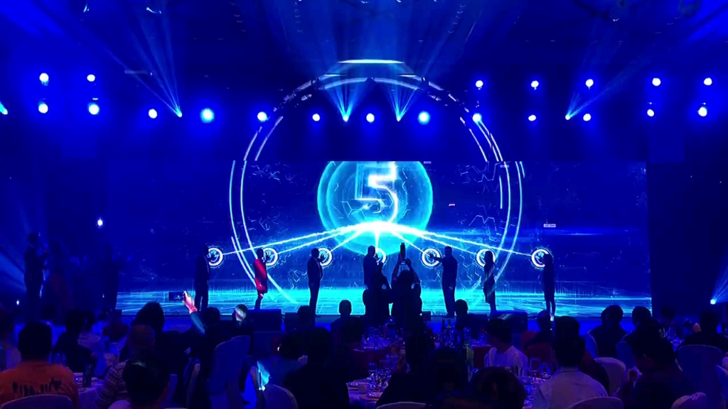 新品发布 高端创意科技感 启动|||领导触摸大屏手印启动 配合激光雕刻