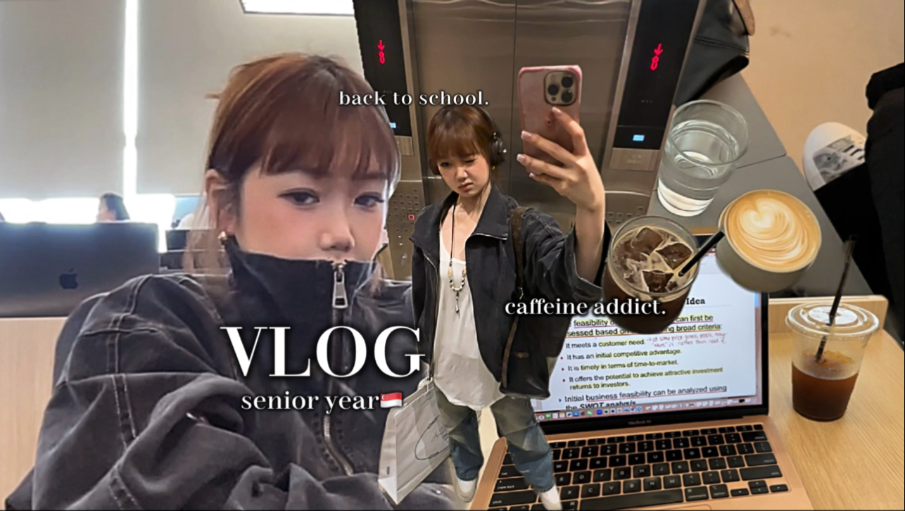 senior vlog. ✍️𐟒𛥜讐ŠNUS最后一个学期(〃艹〃)哔哩哔哩bilibili