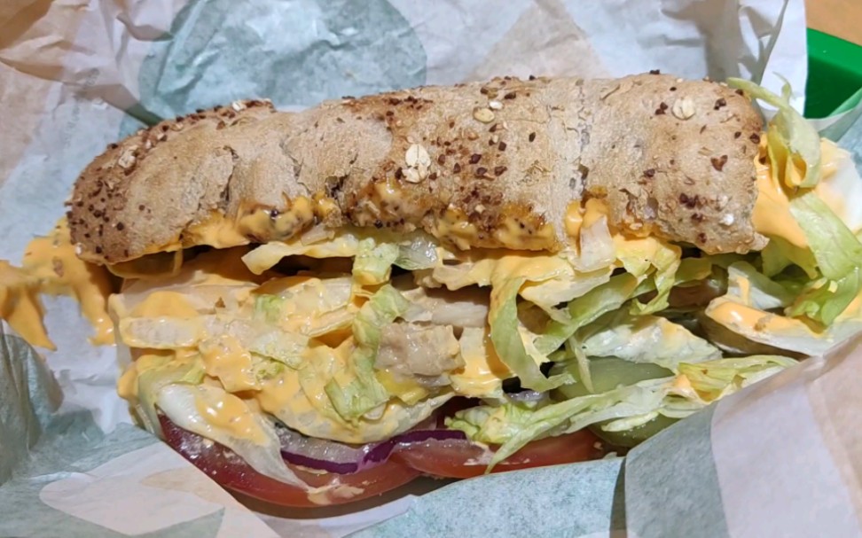 赛百味照烧鸡三明治 薯宝套餐