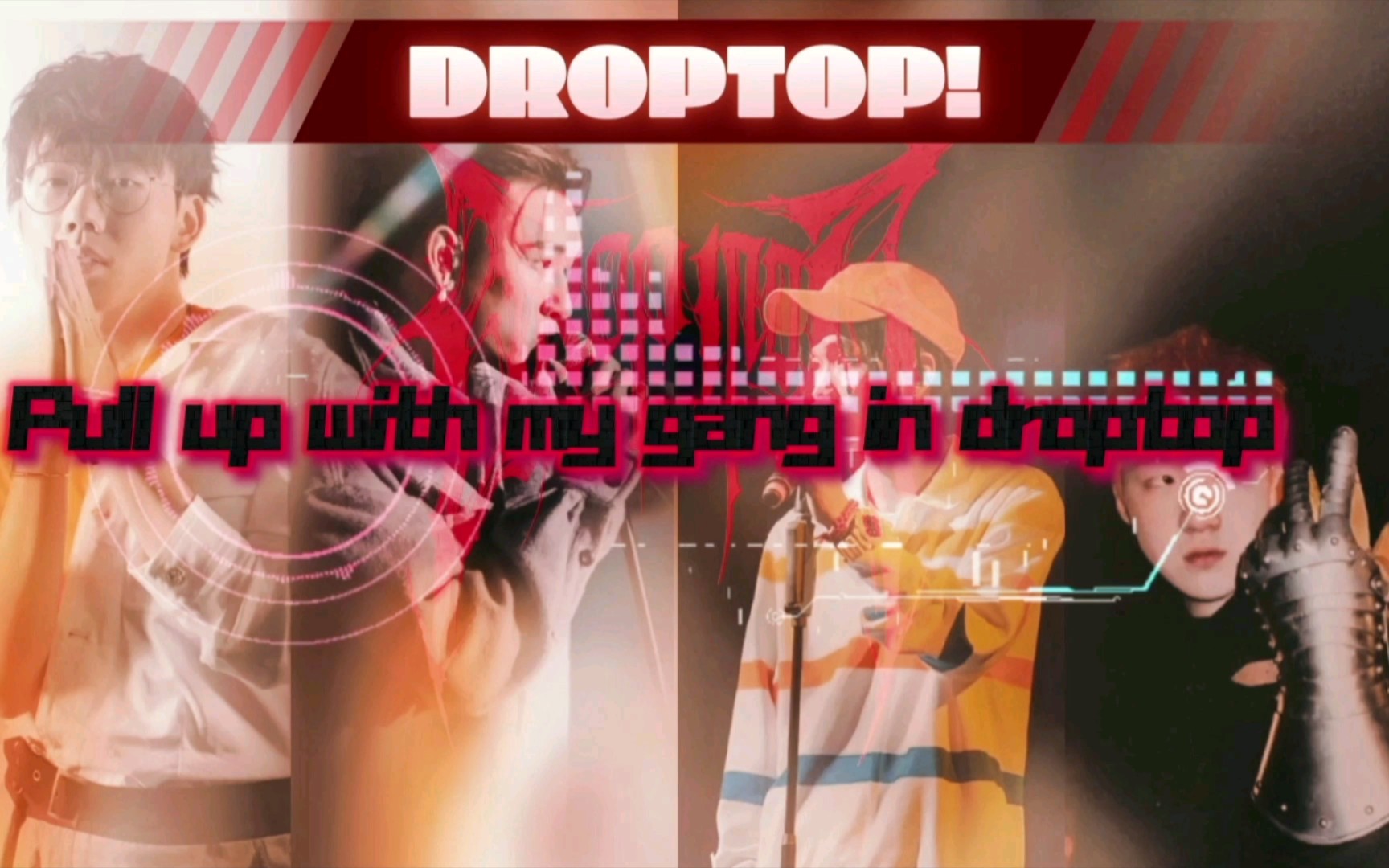 [图]说唱巅峰对决上最摇的一首！刘炫廷&Tizzy T&Gali&Capper录音室版《DROPTOP!》