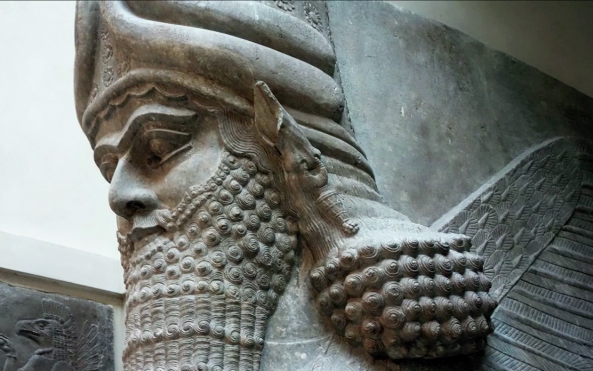 up讲【AP艺术史025】亚述 神兽 拉玛苏 Lamassu from the citadel of Sargon II哔哩哔哩bilibili