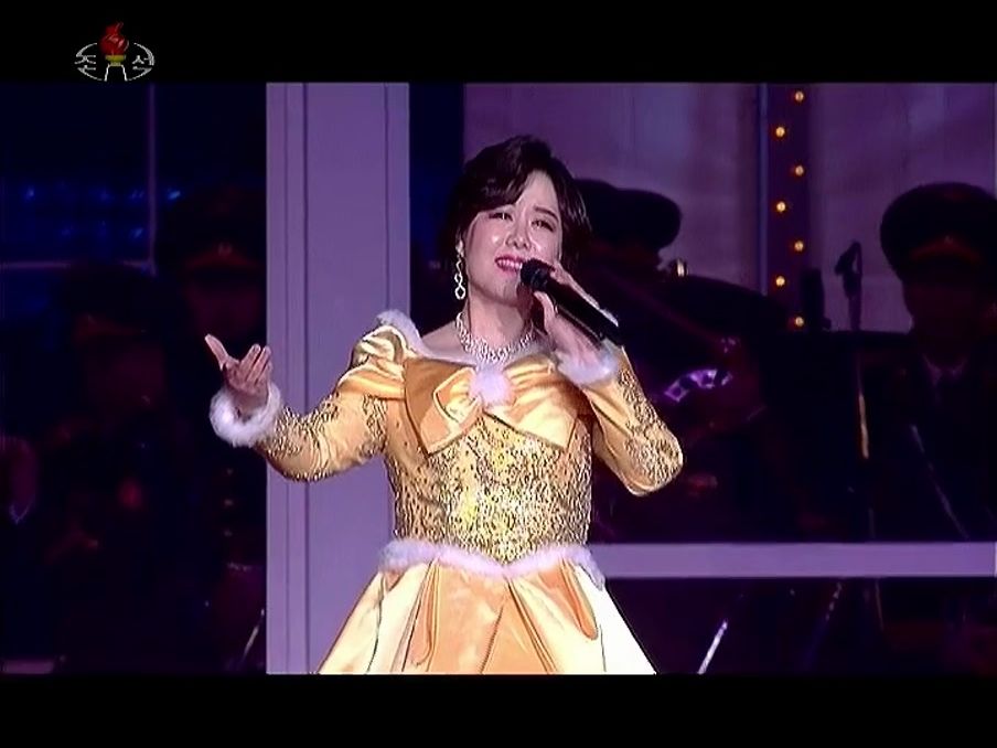 朝鲜2024年新年庆祝演出歌曲《shzy我们爱你》金佑景版超清版