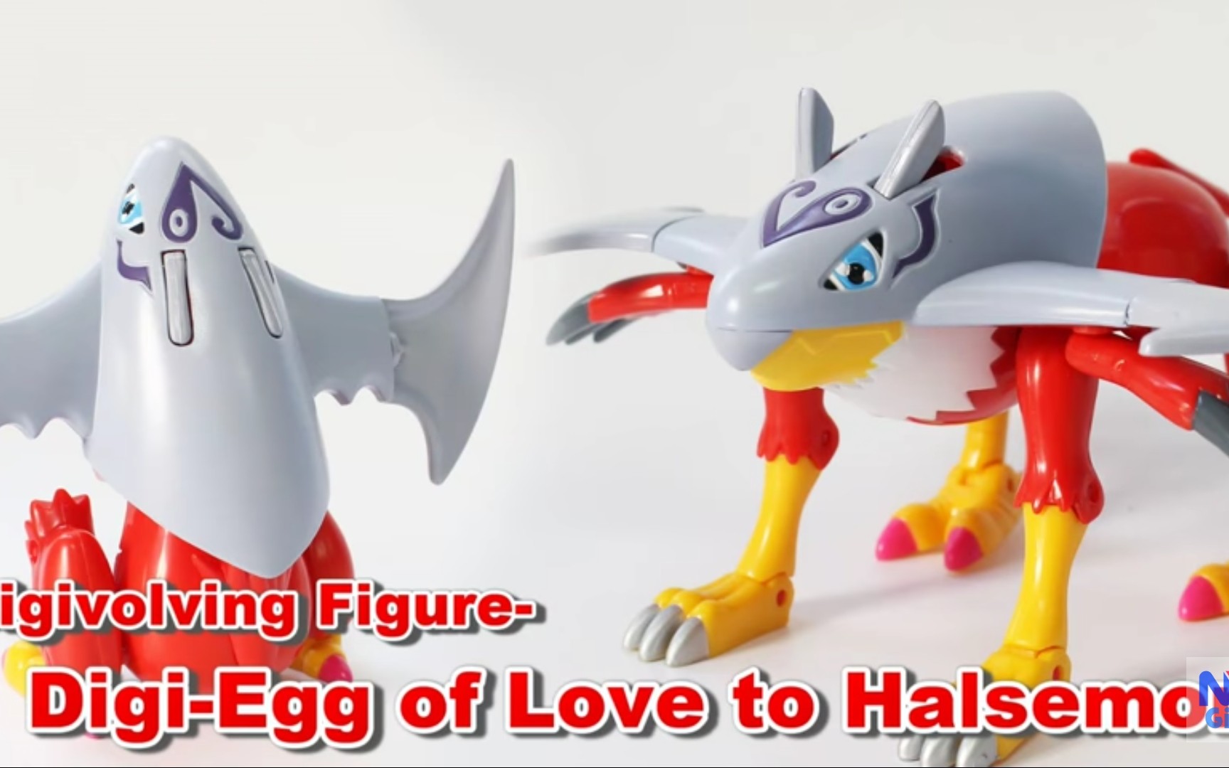 转载自youtube模玩测评数码宝贝大冒险02爱情装甲荷鲁斯兽美版日版