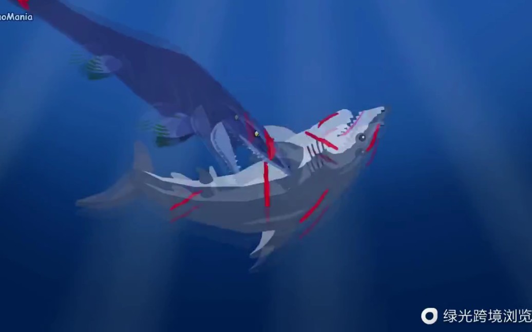 巨齿鲨大战沧龙图片