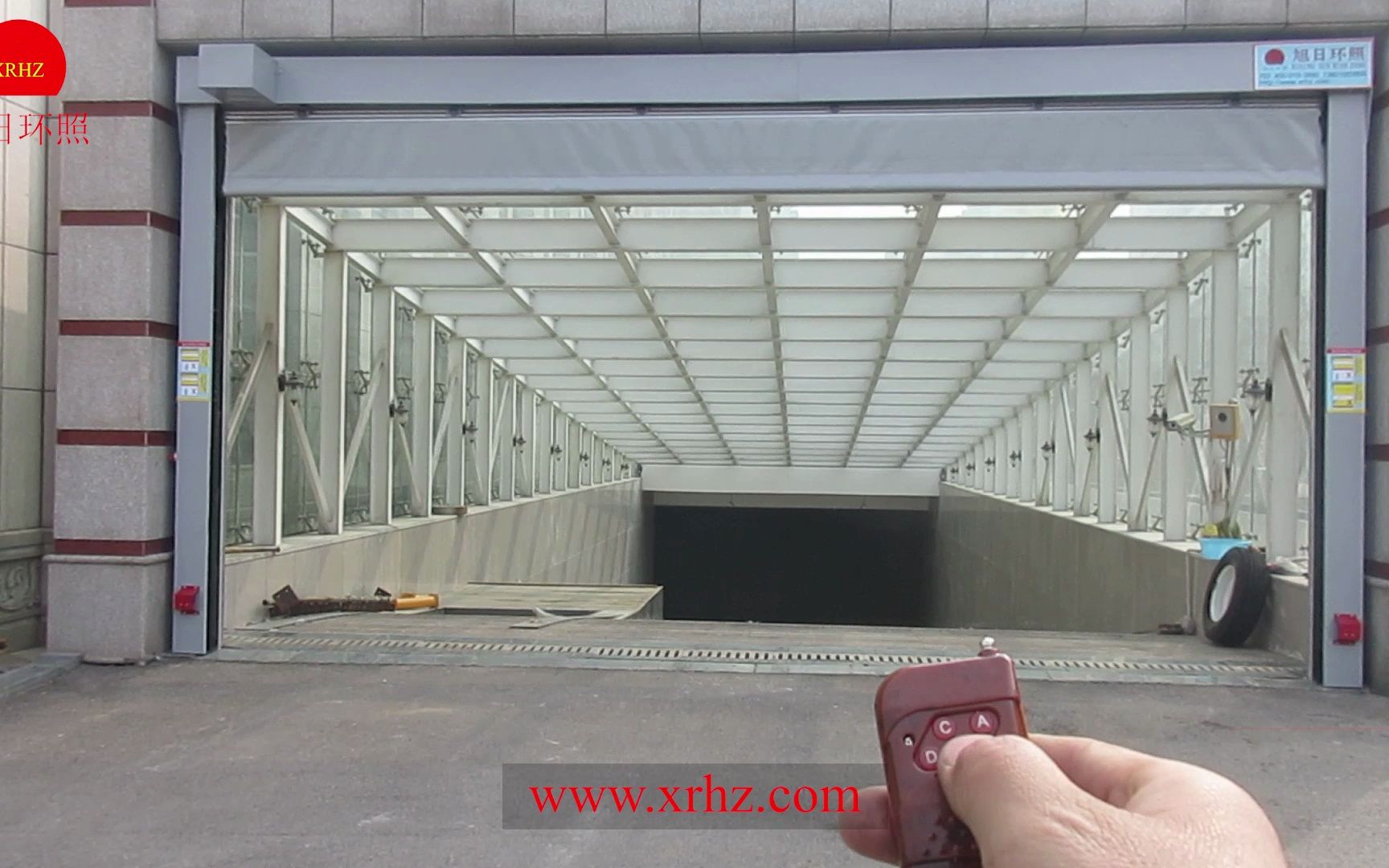 地下车库遥控自动高速保温工业堆积门