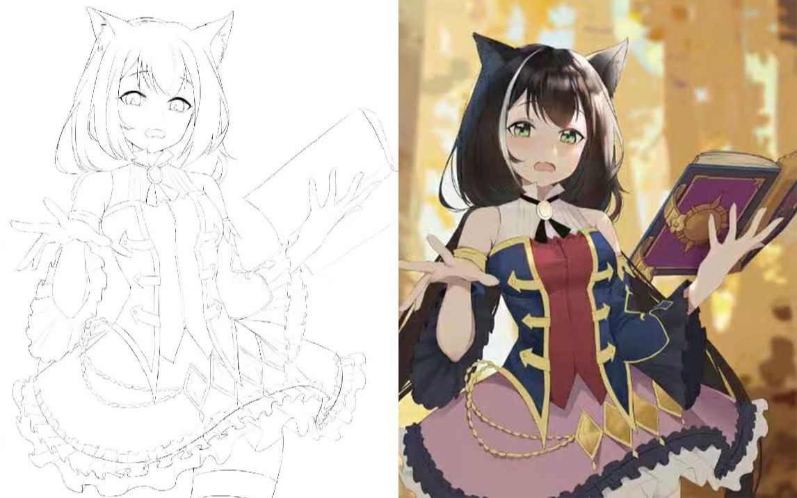 cg原画插画零基础教程板绘新手的基础入门教学怎样画日系人物如何快速