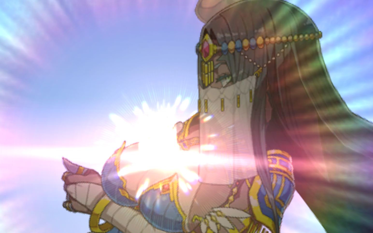 fgo不夜城的caster攻击动作以及宝具动画演示