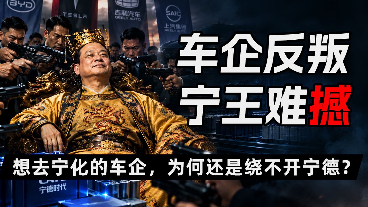 车企集体“去宁化”，为何不会阻碍宁德时代的高速增长？