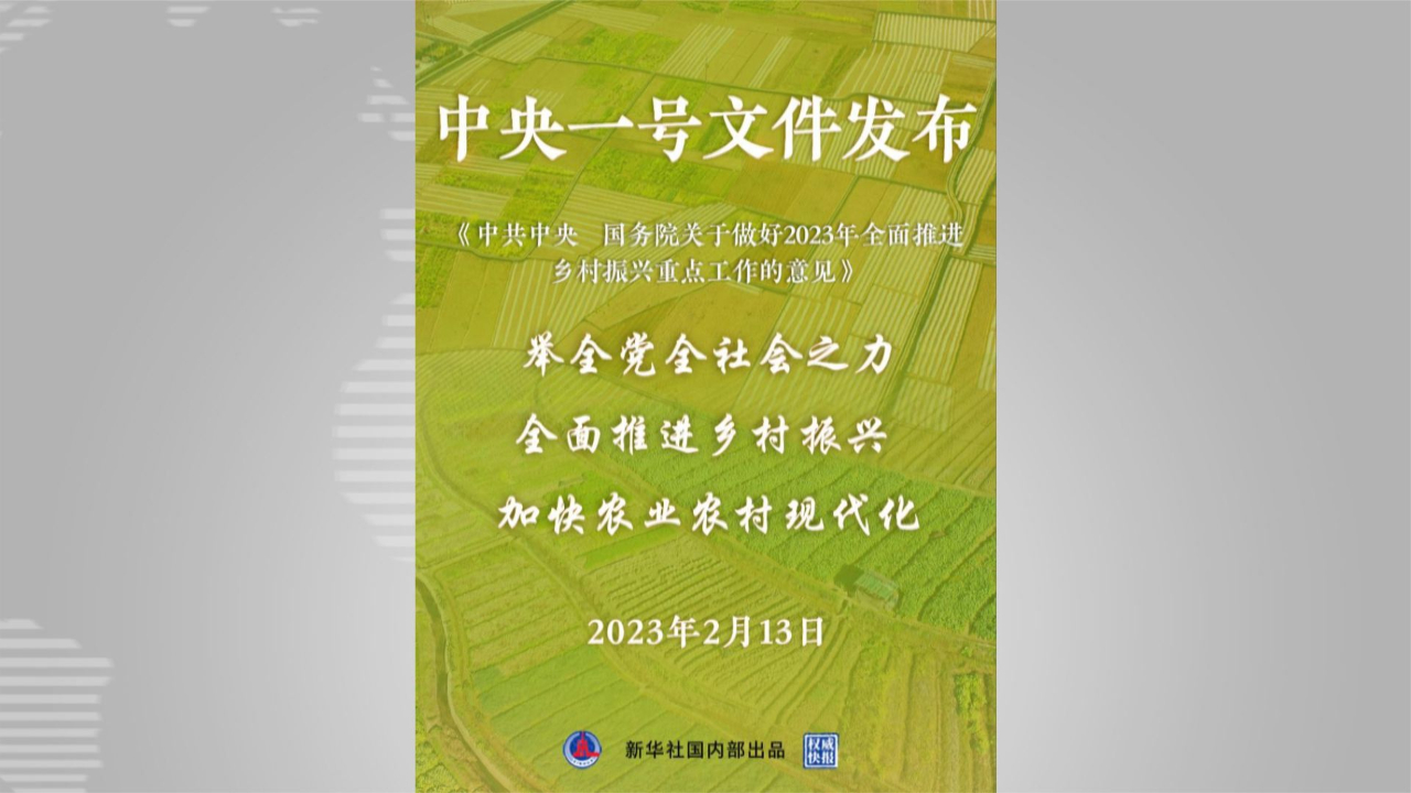 2023年中央一号文件:加强农村精神文明建设哔哩哔哩bilibili