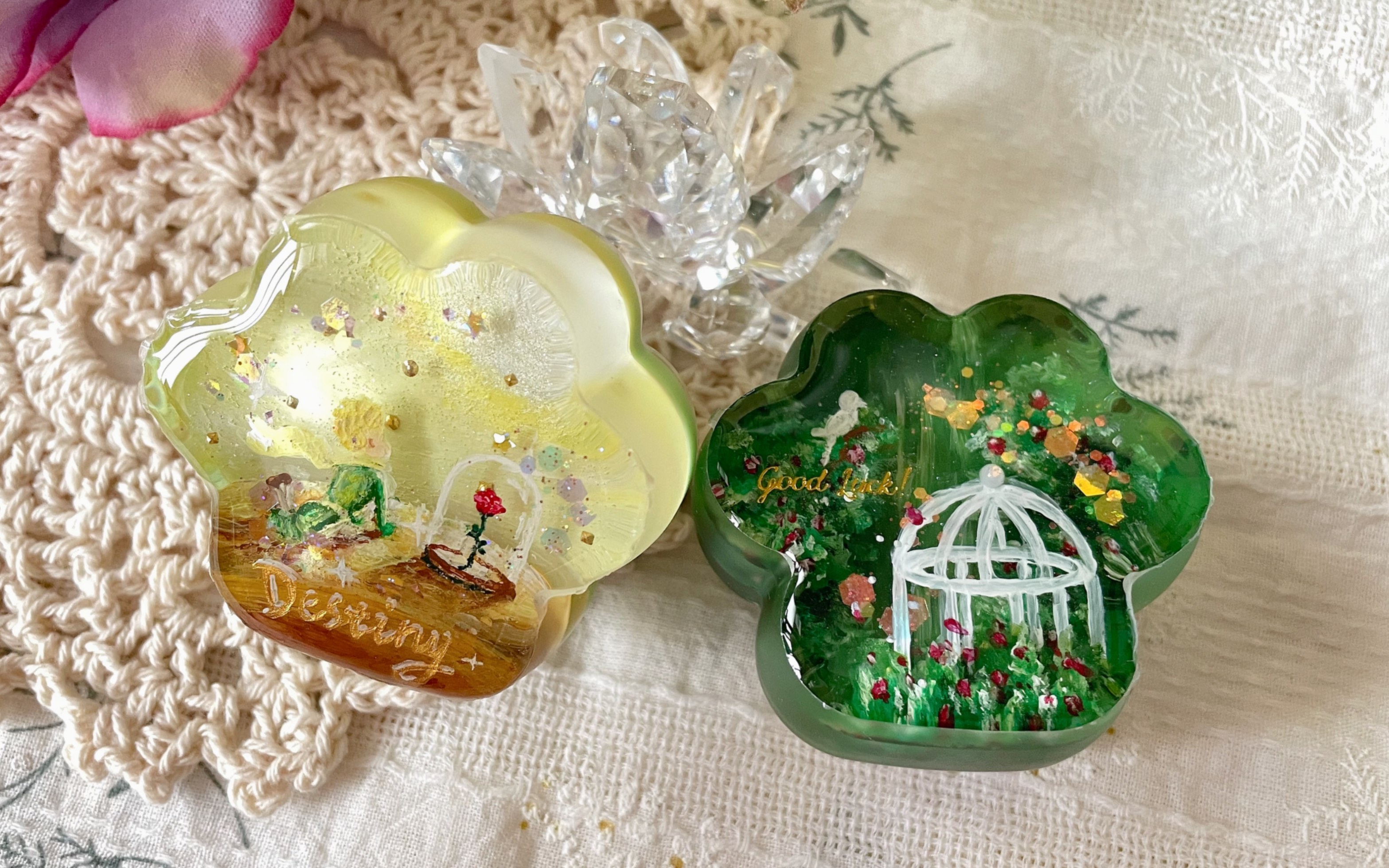 手绘滴胶猫爪这一天我看了四十四次日落