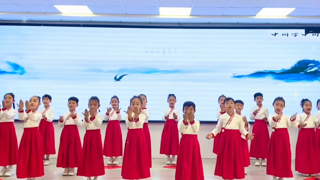 一等奖手势舞口才朗诵情景剧《中国字中国人》