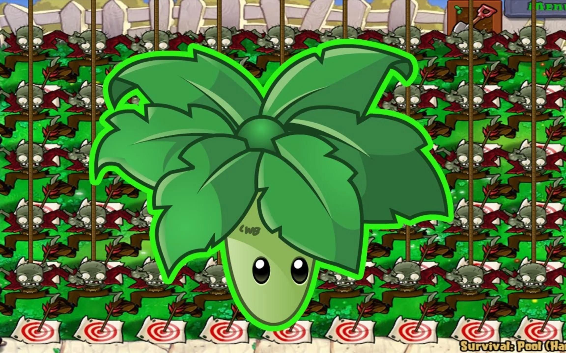 植物大战僵尸:秒杀空袭的蹦极僵尸!叶子保护伞:今天我就是主角