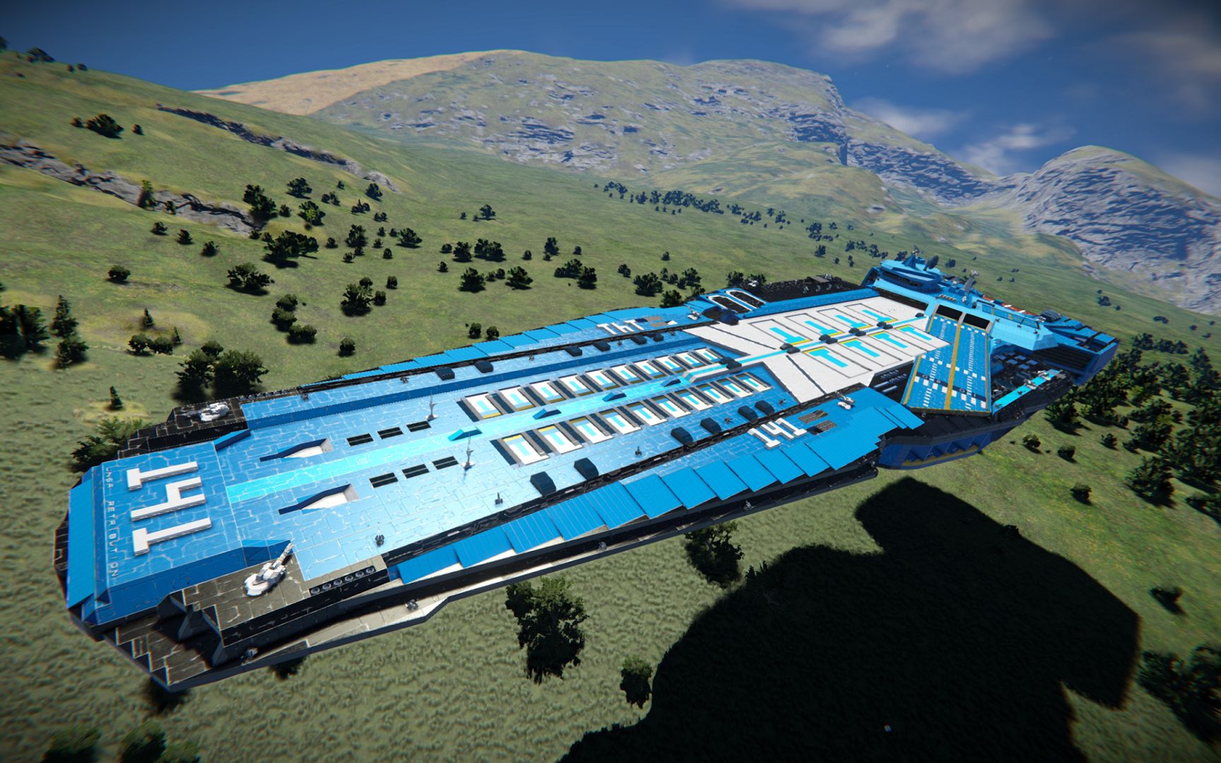 爆肝40天还原cod13惩戒号航母