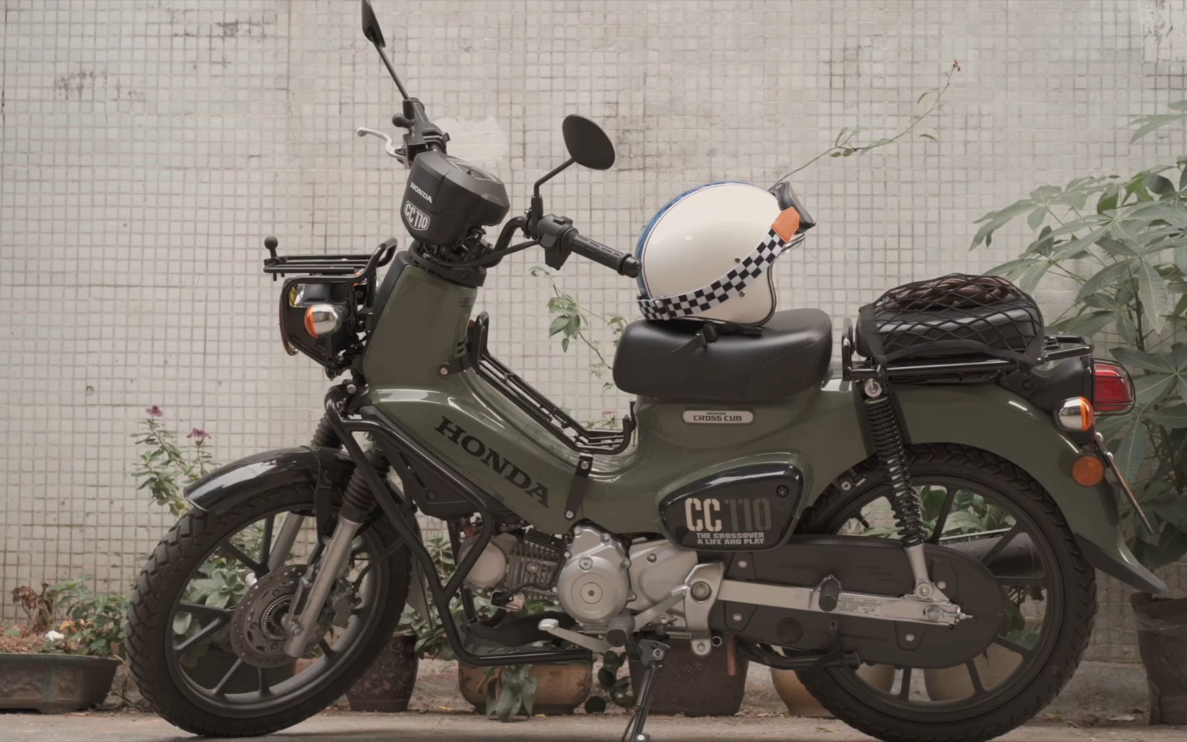 骑着本田幼兽cc110周边游,周末愉快