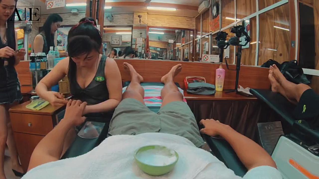 【越南理发店】  body sounds saigon barbershop full care massage