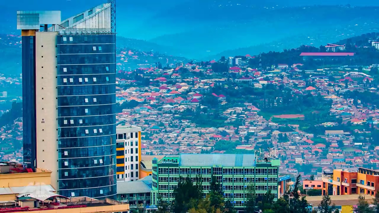 [图]非洲的花园城市，卢旺达首都基加利(Kigali)的景象