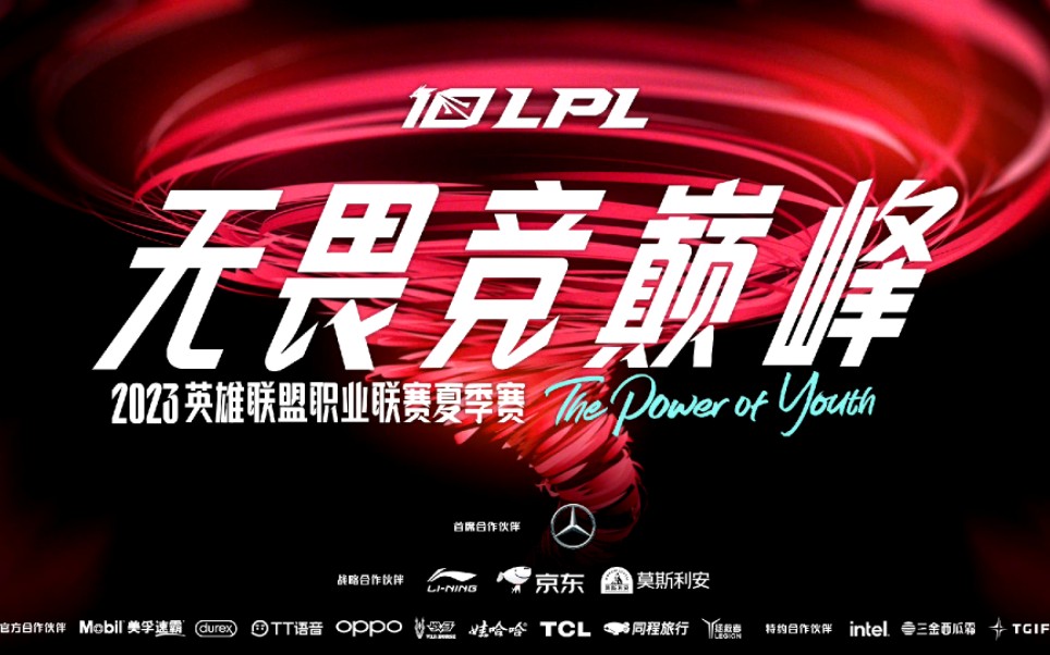 2023lpl夏季赛战队海报,无畏竞巅峰!