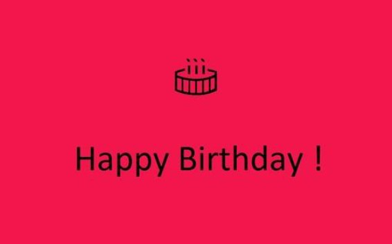 祝自己生日快乐今日休刊一天37岁您好干杯