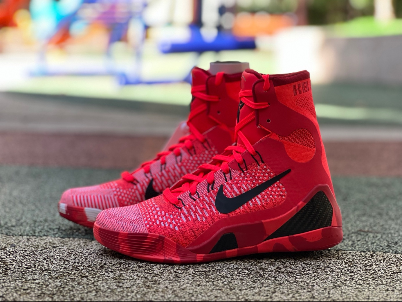 nike kobe 9 elite high protro 科比9 红色高帮篮球鞋!灭世版!